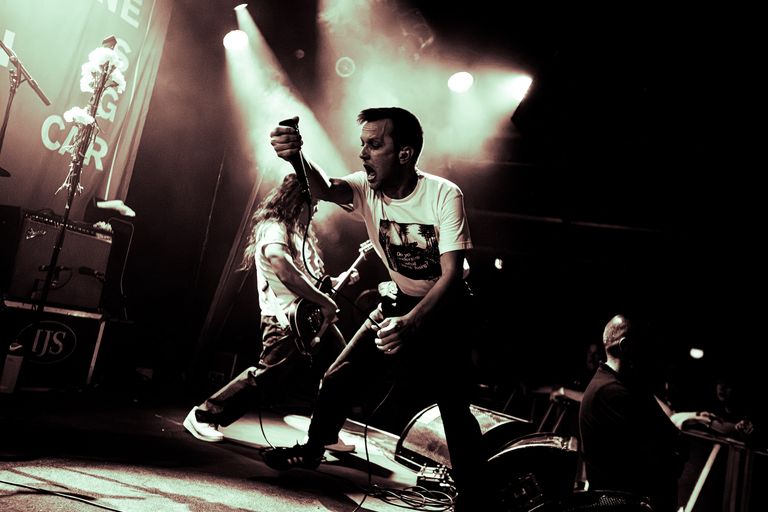 La Dispute performing live at The Gov in Adelaide 